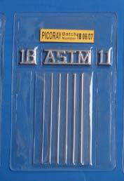 ASME E1025 ASTM E747ワイヤーPenetrameterの硬度計のイメージの質の表示器IQI