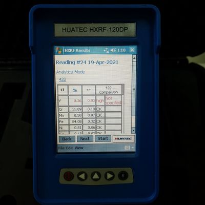 手持ち型の合金の検光子/合金の同一証明PMI SI-PINの探知器HXRF-120DP