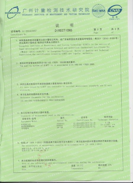 中国 HUATEC GROUP CORPORATION 認証